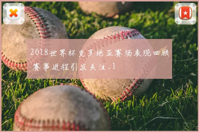 2018世界杯克罗地亚赛场表现回顾 赛事进程引发关注_1