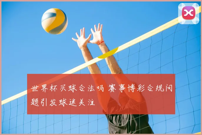 世界杯买球合法吗 赛事博彩合规问题引发球迷关注